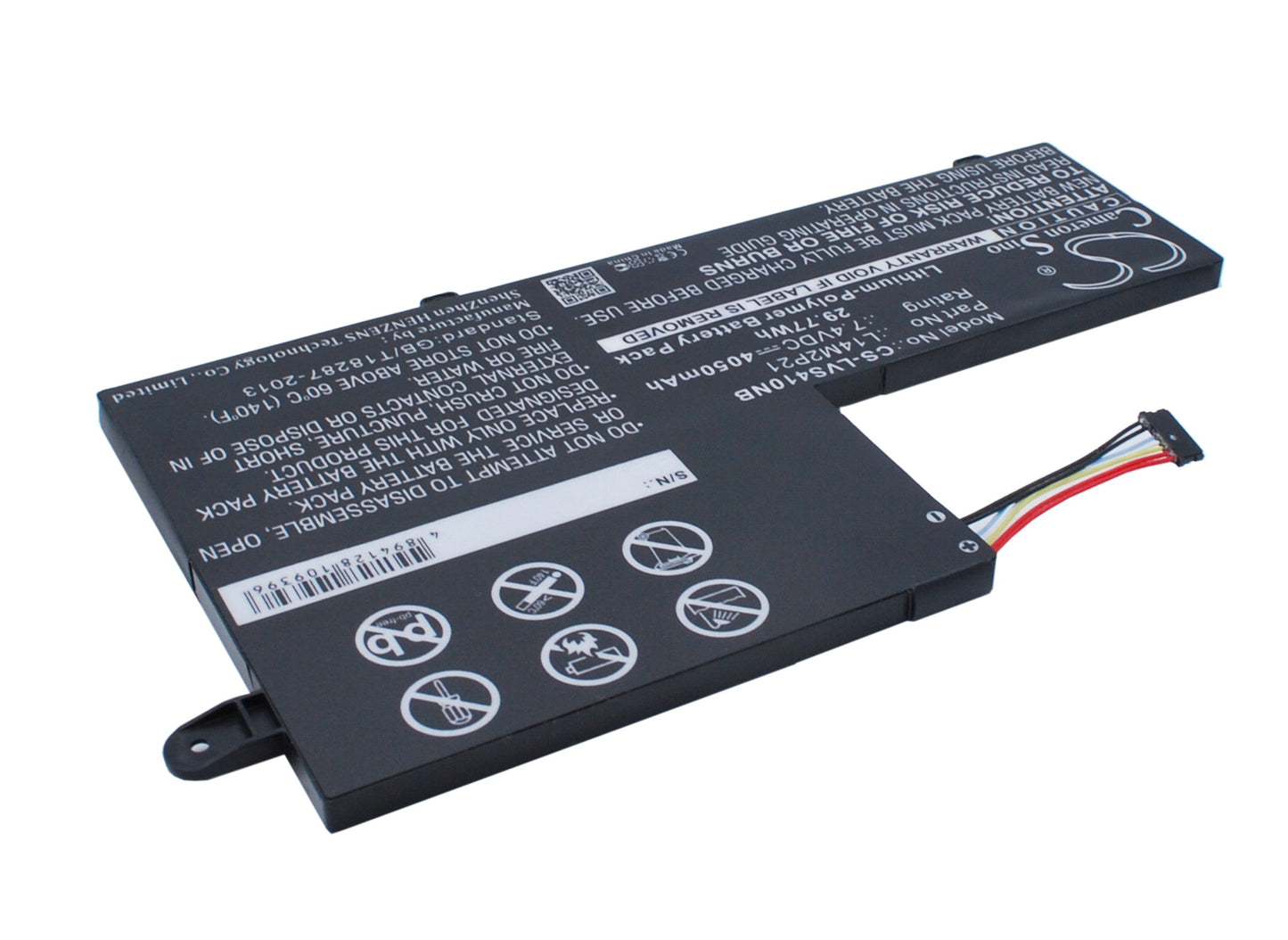 Replacement Battery for Lenovo  IdeaPad 300s-14ISK – Notebook, Laptop – 4050mAh / 29.97Wh / 7.4V