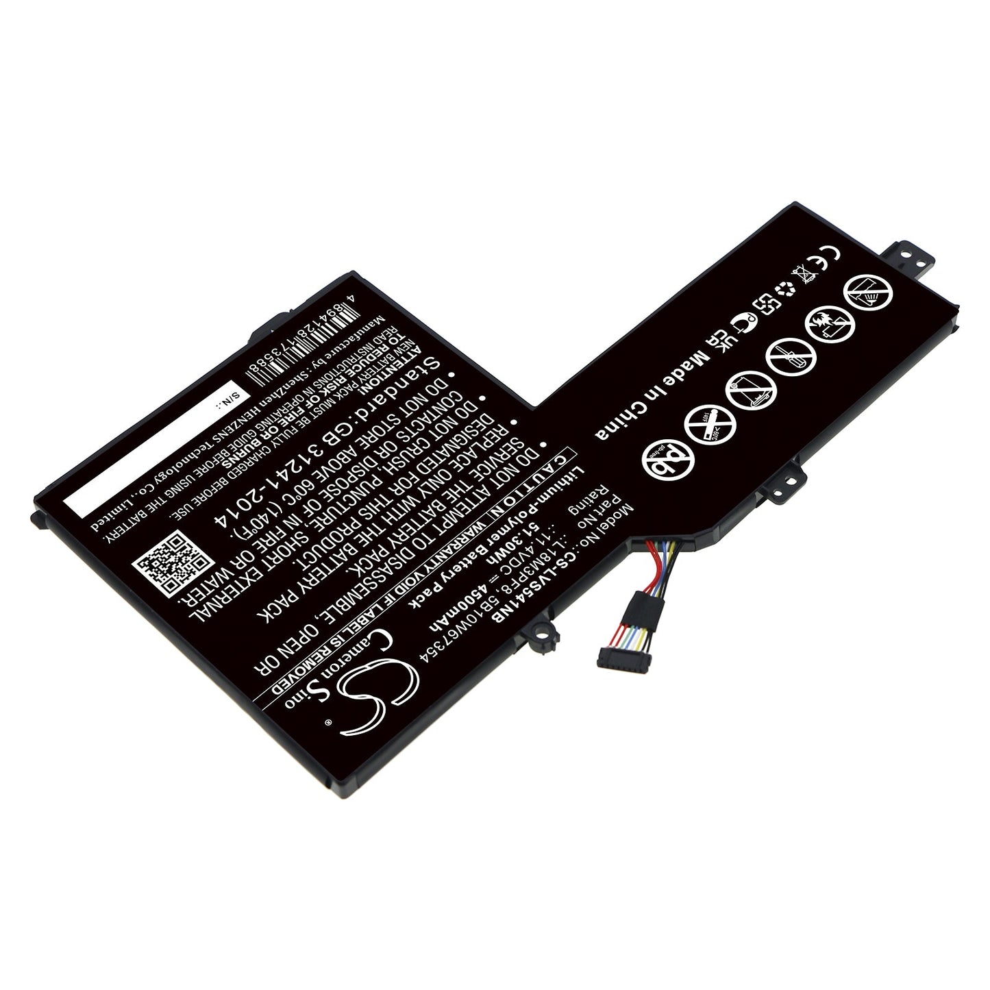 Replacement Battery for Lenovo  Ideapad S540 15 – Notebook, Laptop – 4500mAh / 51.30Wh / 11.4V