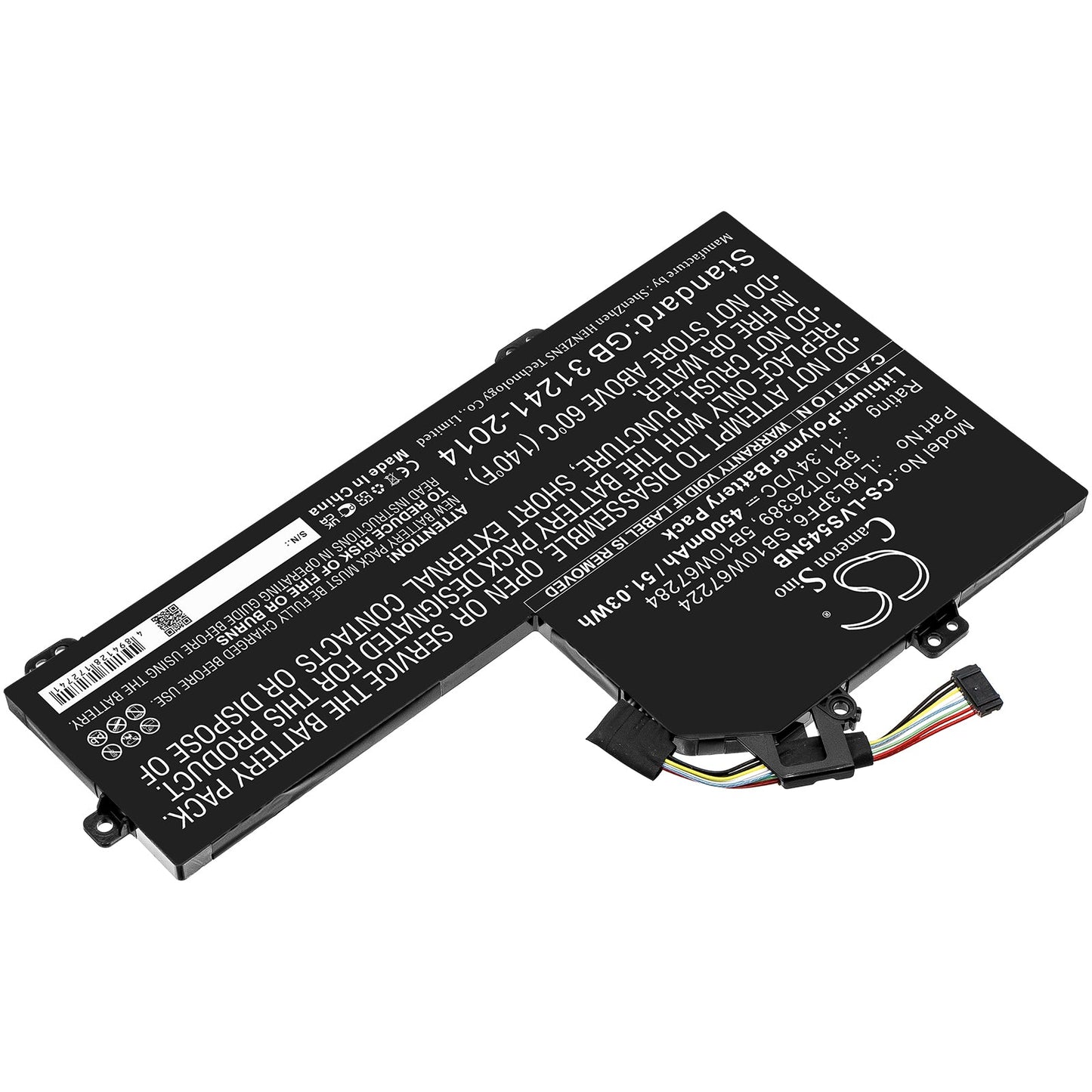 Replacement Battery for Lenovo  Ideapad S540-15IWL – Notebook, Laptop – 4500mAh / 51.03Wh / 11.34V