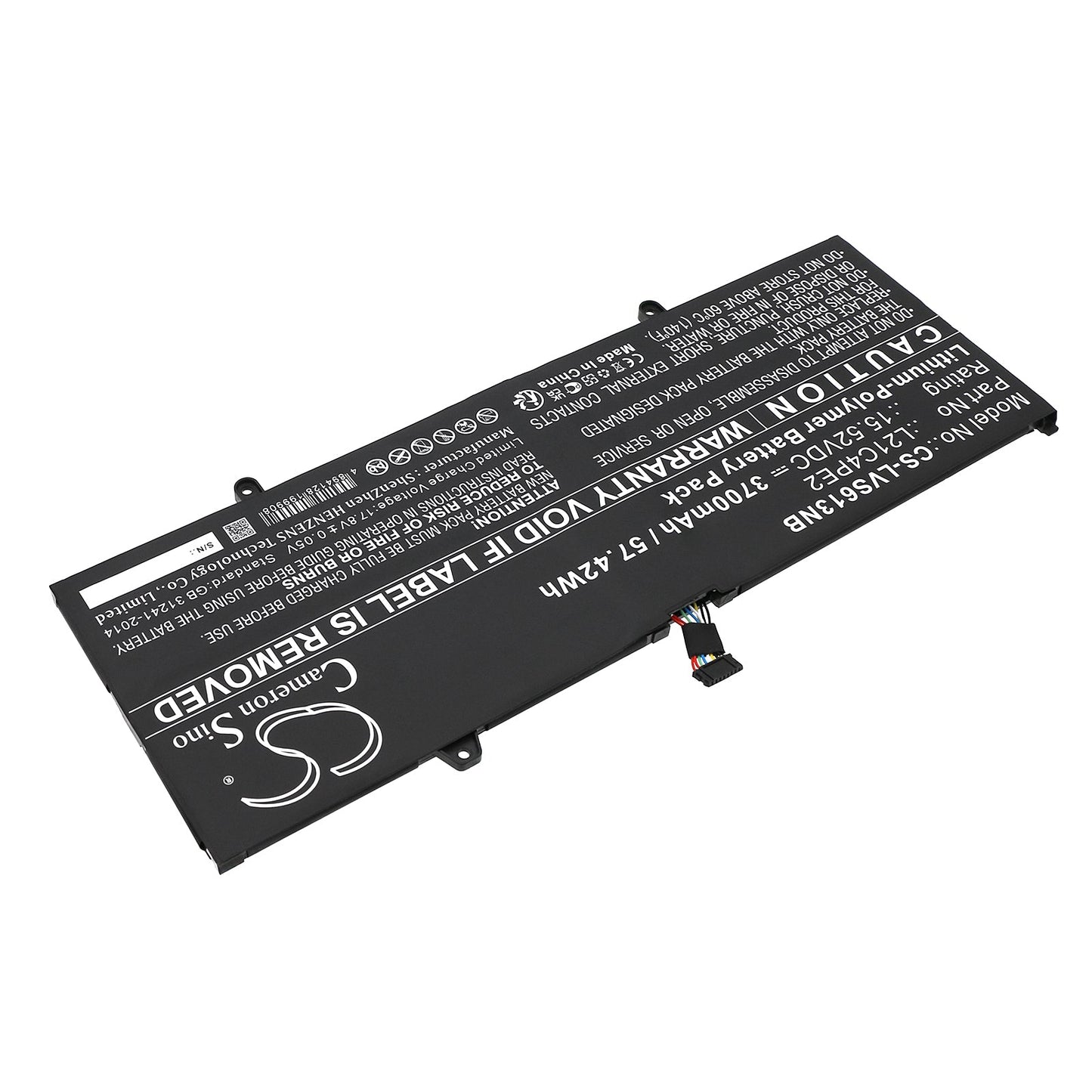 Replacement Battery for Lenovo  Yoga 6 13ABR8 83B20002SB – Notebook, Laptop – 3700mAh / 57.42Wh / 15.52V