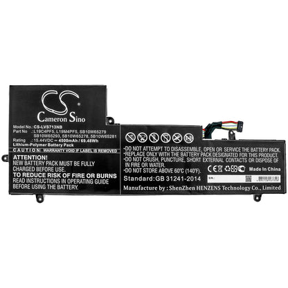 Replacement Battery for Lenovo  Yoga Slim 7-15IIL – Notebook, Laptop – 4500mAh / 69.48Wh / 15.44V