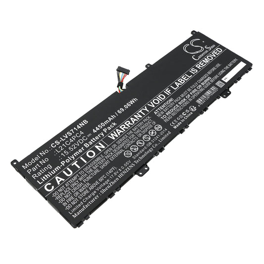 Replacement Battery for Lenovo  Yoga Slim 7 Pro 14IAP7 82SV00A – Notebook, Laptop – 4450mAh / 69.06Wh / 15.52V