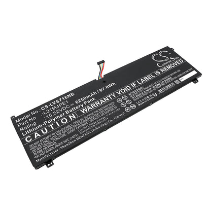 Replacement Battery for Lenovo  Legion S7 16ARHA7 – Notebook, Laptop – 6250mAh / 97.0Wh / 15.52V