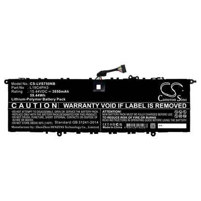 Replacement Battery for Lenovo  Yoga S750-14 Pro – Notebook, Laptop – 3850mAh / 59.44Wh / 15.44V