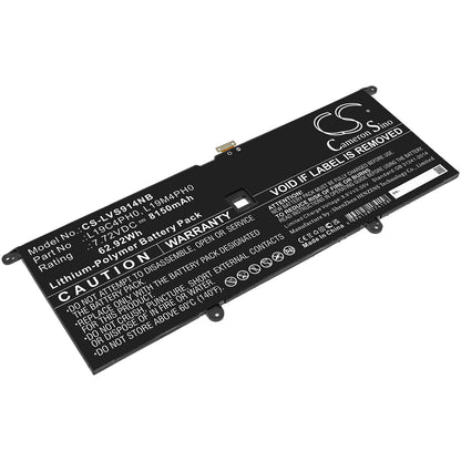 Replacement Battery for Lenovo  Yoga Slim 9 14ITL5 82D10000UK – Notebook, Laptop – 8150mAh / 62.92Wh / 7.72V