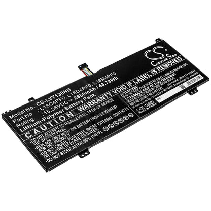 Replacement Battery for Lenovo  ThinkBook 13s – Notebook, Laptop – 2850mAh / 43.78Wh / 15.36V