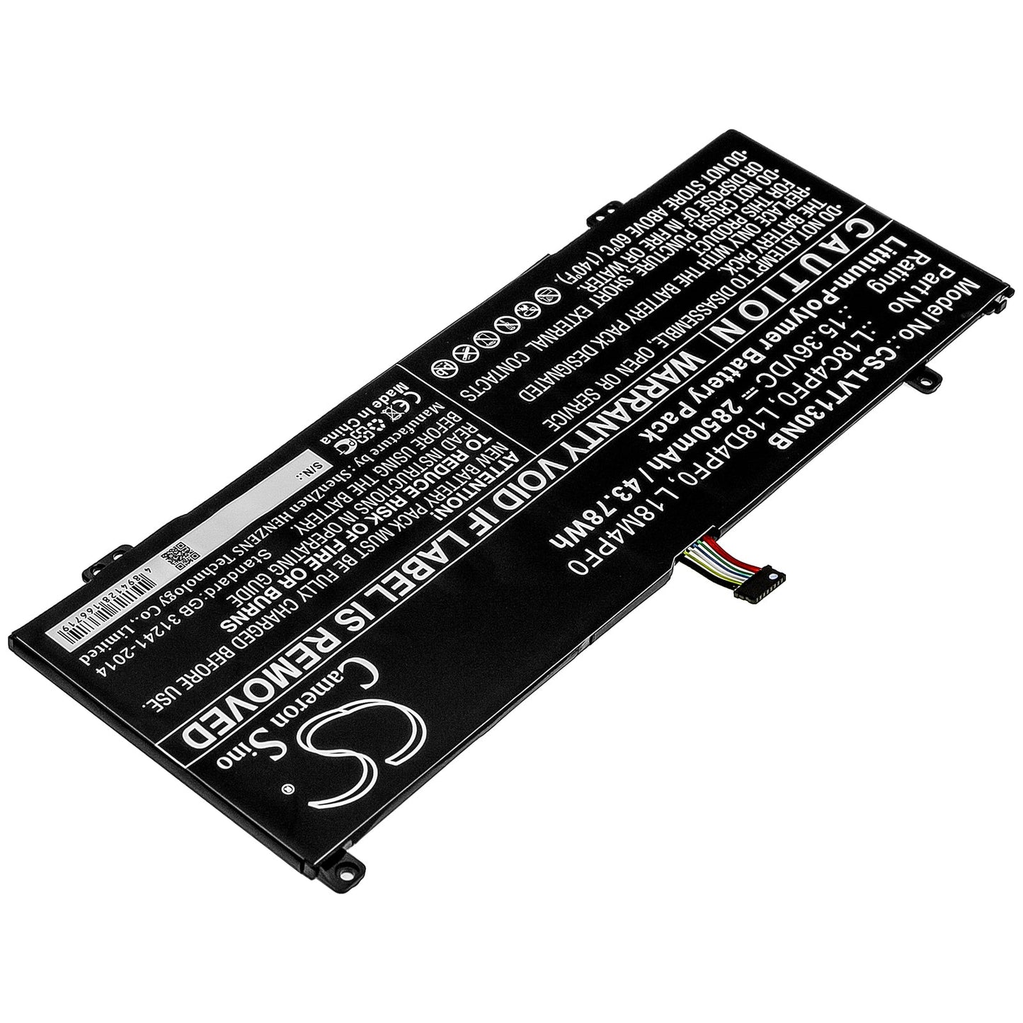 Replacement Battery for Lenovo  ThinkBook 13s – Notebook, Laptop – 2850mAh / 43.78Wh / 15.36V