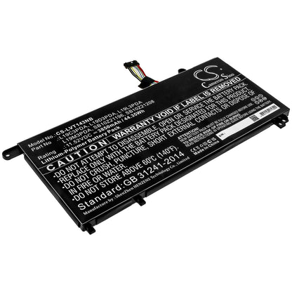 Replacement Battery for Lenovo  FRU TP1415 LG – Notebook, Laptop – 3850mAh / 44.35Wh / 11.52V