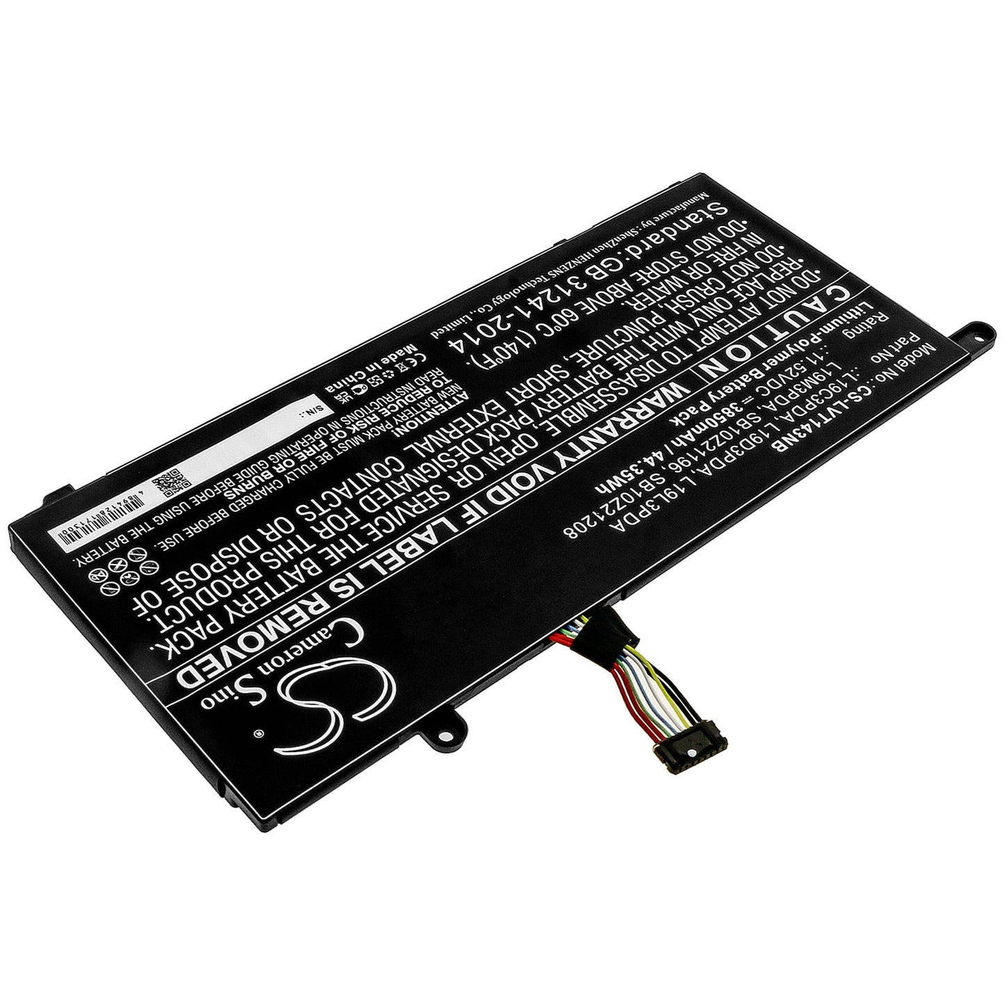 Replacement Battery for Lenovo  FRU TP1415 LG – Notebook, Laptop – 3850mAh / 44.35Wh / 11.52V
