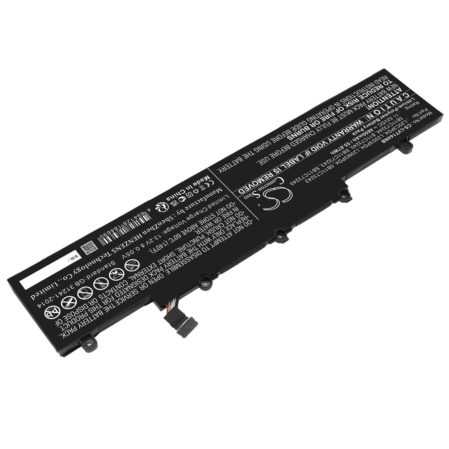 Replacement Battery for Lenovo  ThinkPad E14 Gen 2 20T60043YA – Notebook, Laptop – 4850mAh / 55.87Wh / 11.52V
