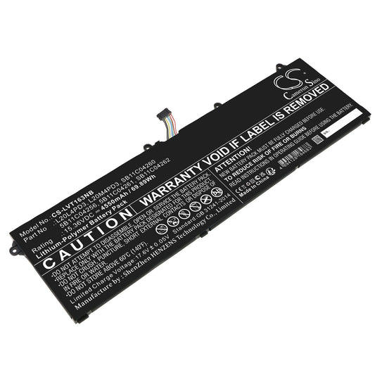 Replacement Battery for Lenovo  Legion S7 15ACH6 82K8000EFR – Notebook, Laptop – 4550mAh / 69.89Wh / 15.36V