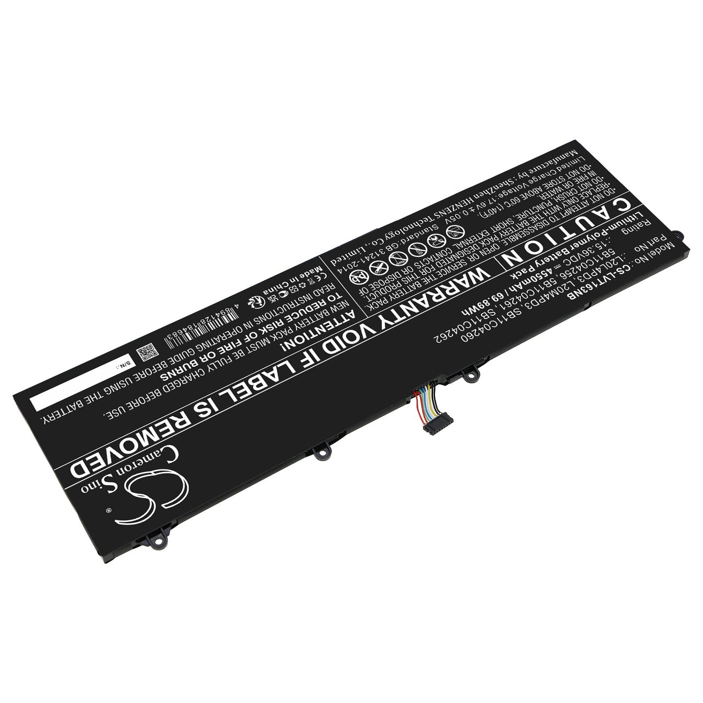 Replacement Battery for Lenovo  Legion S7 15ACH6 82K8000EFR – Notebook, Laptop – 4550mAh / 69.89Wh / 15.36V