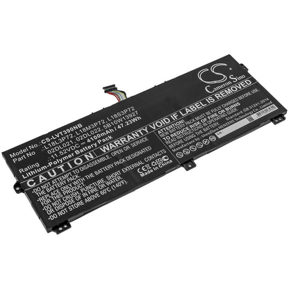 Replacement Battery for Lenovo  ThinkPad X390 Yoga – Notebook, Laptop – 4100mAh / 47.23Wh / 11.52V