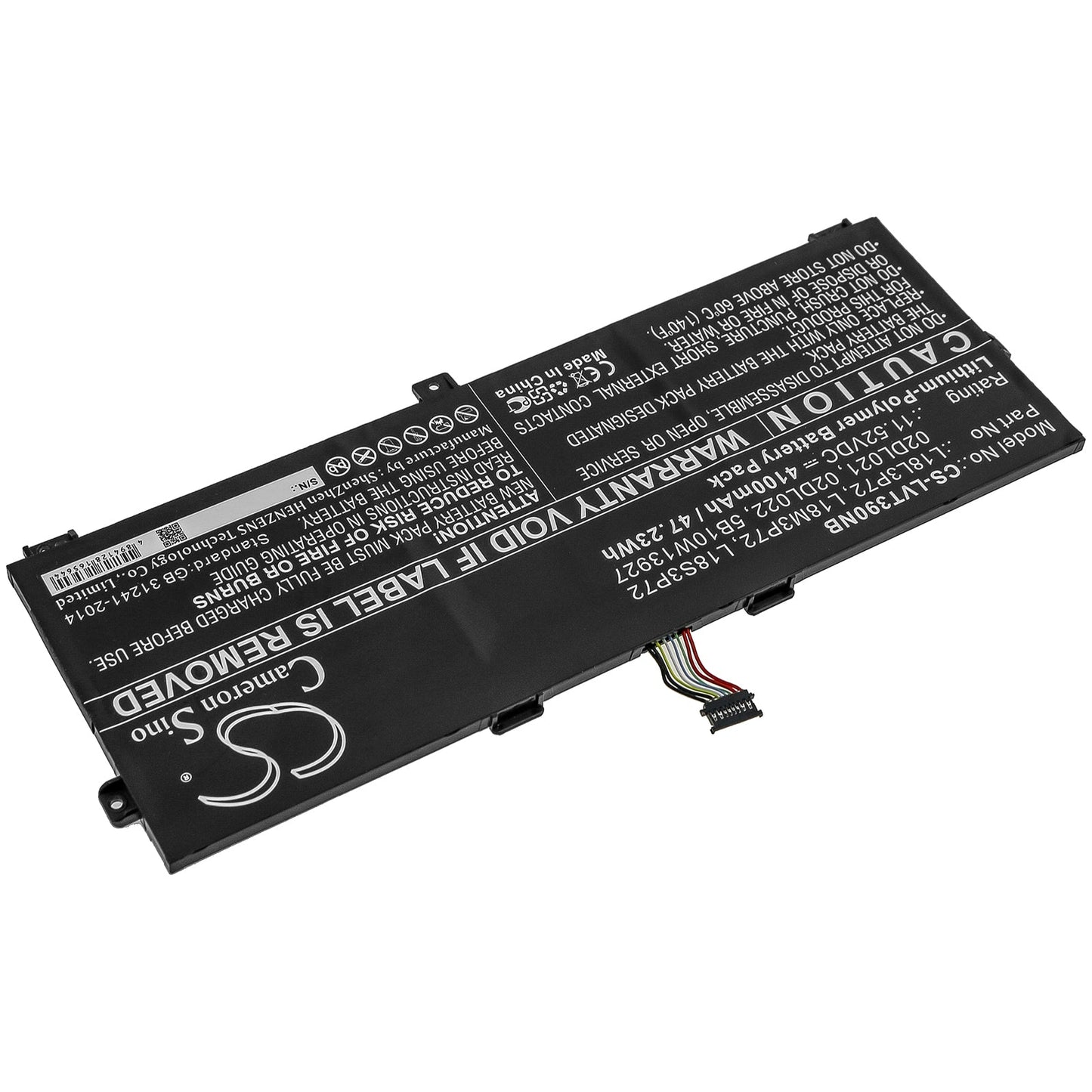 Replacement Battery for Lenovo  ThinkPad X390 Yoga – Notebook, Laptop – 4100mAh / 47.23Wh / 11.52V