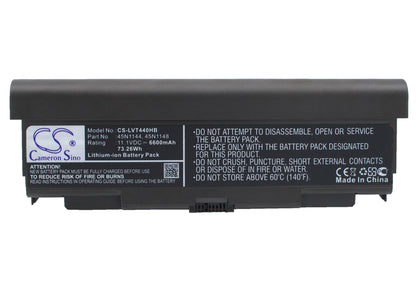 Replacement Battery for Lenovo  20AT0019CD – Notebook, Laptop – 6600mAh / 73.26Wh / 11.1V