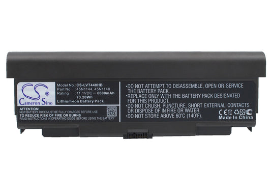 Replacement Battery for Lenovo  20AT0019CD – Notebook, Laptop – 6600mAh / 73.26Wh / 11.1V