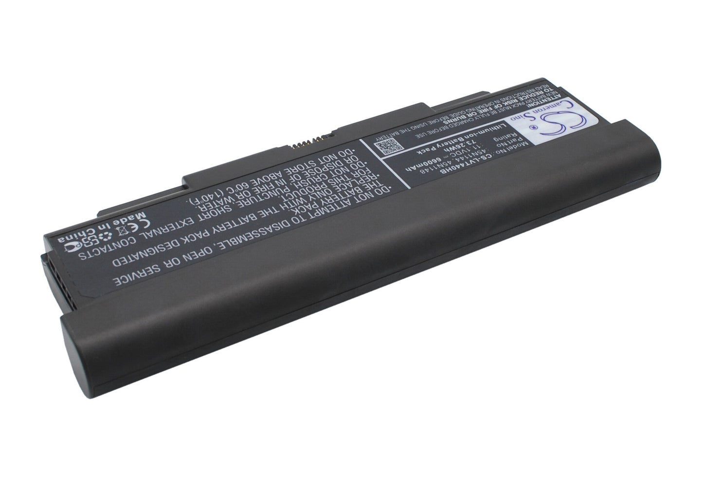Replacement Battery for Lenovo  20AT0019CD – Notebook, Laptop – 6600mAh / 73.26Wh / 11.1V