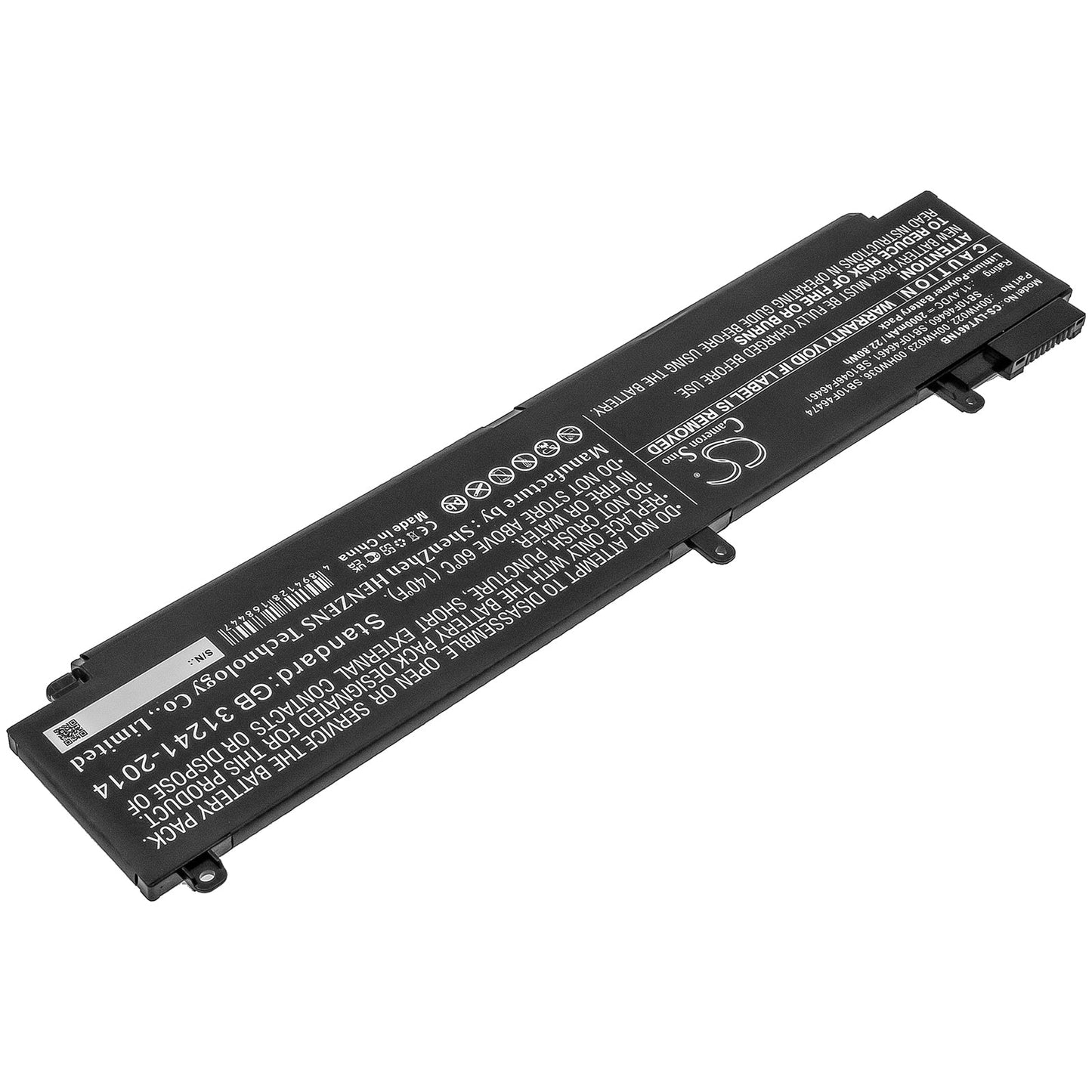Replacement Battery for Lenovo  T460s-2MCD – Notebook, Laptop – 2000mAh / 22.80Wh / 11.4V