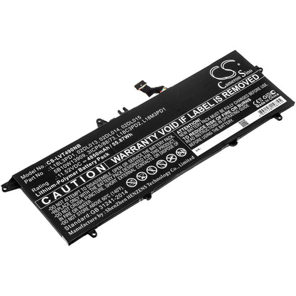 Replacement Battery for Lenovo  T490s 20NX001FCD – Notebook, Laptop – 4850mAh / 55.87Wh / 11.52V