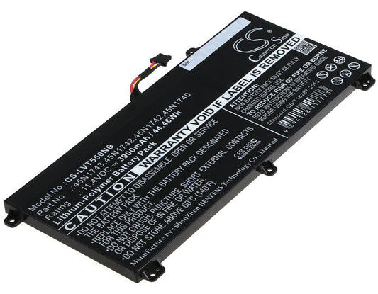Replacement Battery for Lenovo  ThinkPad T550 – Notebook, Laptop – 3900mAh / 44.46Wh / 11.4V
