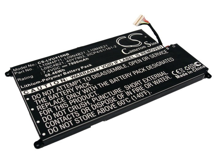 Replacement Battery for Lenovo  IdeaPad U40-IFI – Notebook, Laptop – 7900mAh/58.46Wh / 7.4V