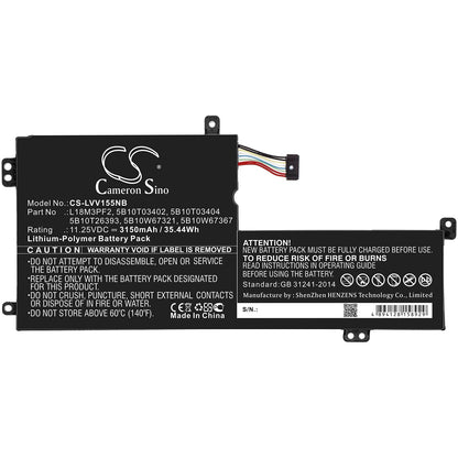 Replacement Battery for Lenovo  IdeaPad L340 – Notebook, Laptop – 3150mAh / 35.44Wh / 11.25V