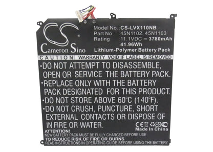 Replacement Battery for Lenovo  36971A1 – Notebook, Laptop – 3780mAh / 41.96Wh / 11.1V