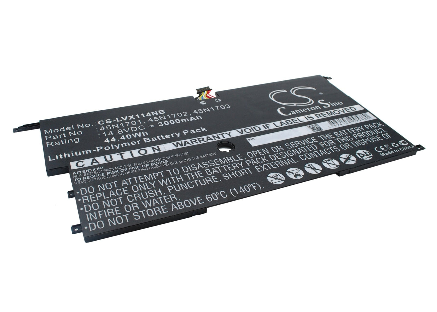 Replacement Battery for Lenovo  20A7 – Notebook, Laptop – 3000mAh / 44.40Wh / 14.8V
