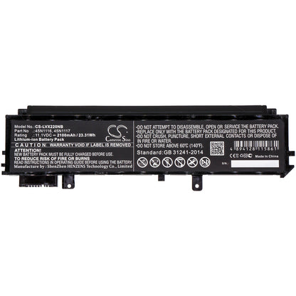 Replacement Battery for Lenovo  Thinkpad X230s Touchscreen Ult – Notebook, Laptop – 2100mAh / 23.31Wh / 11.1V