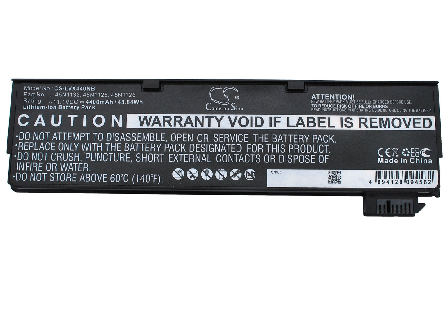Replacement Battery for Lenovo  K21-80-IFI – Notebook, Laptop – 4400mAh / 48.84Wh / 11.1V