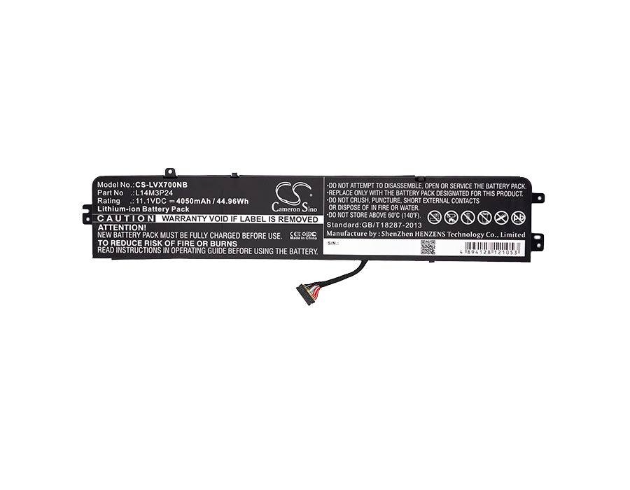 Replacement Battery for Lenovo  Ideapad 700 – Notebook, Laptop – 4050mAh / 44.96Wh / 11.1V