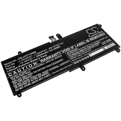 Replacement Battery for Lenovo  11e Yoga Gen 6 20SES00100 – Notebook, Laptop – 2900mAh / 44.54Wh / 15.36V
