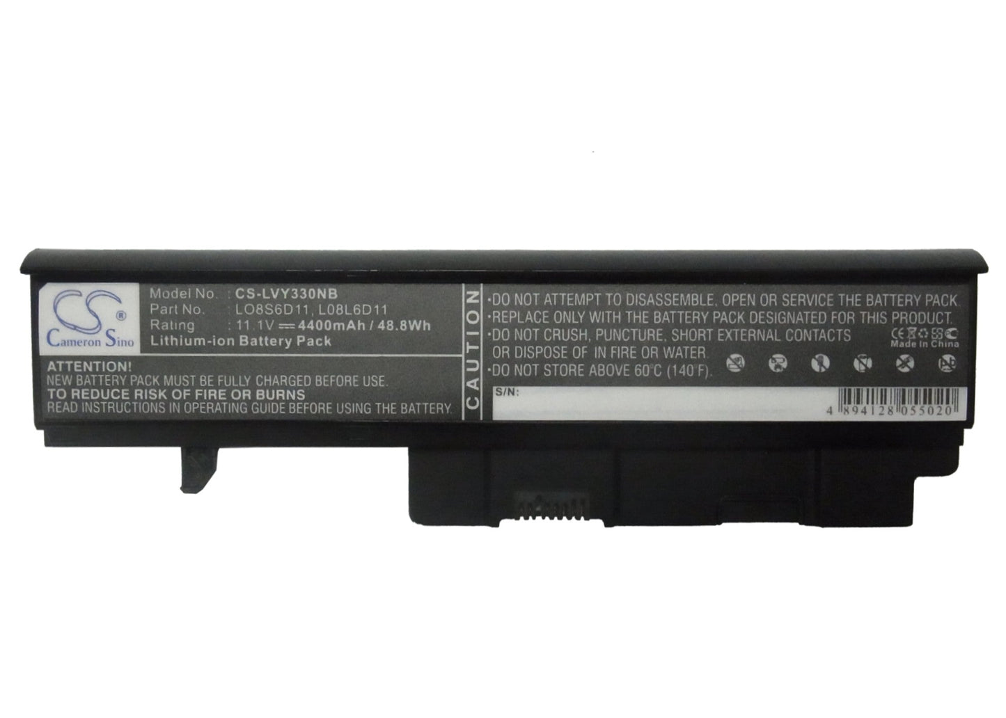 Replacement Battery for Lenovo  Ideapad Y330 – Notebook, Laptop – 4400mAh / 11.1V