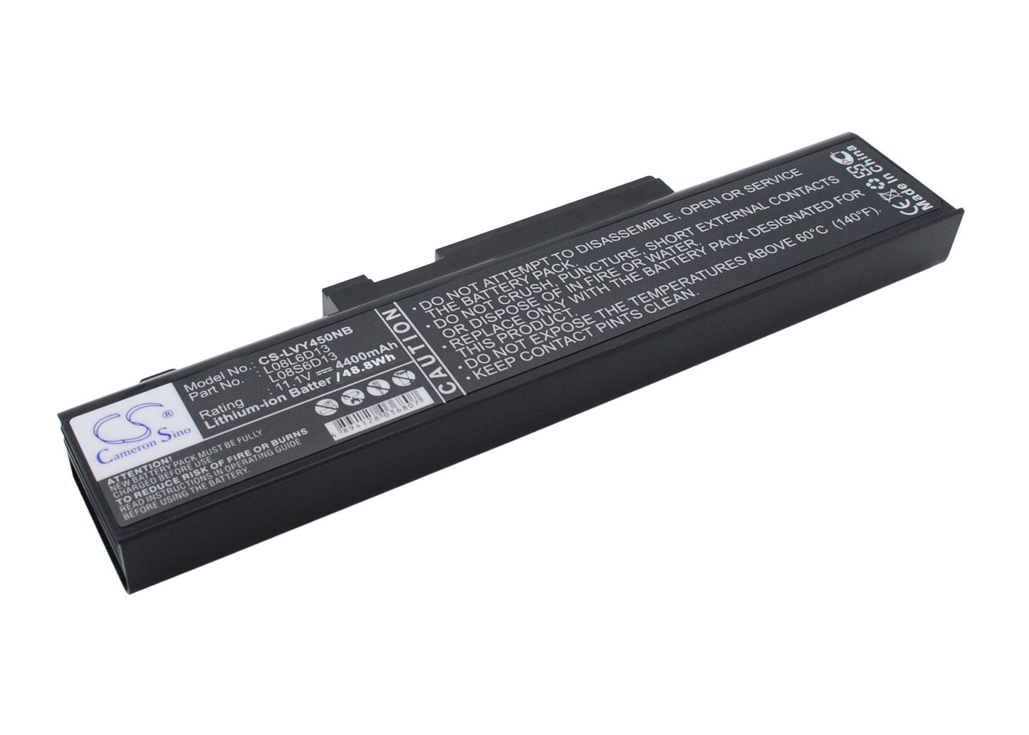 Replacement Battery for Lenovo  IdeaPad Y450 – Notebook, Laptop – 4400mAh / 11.1V