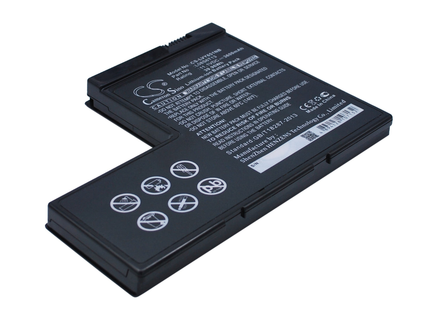 Replacement Battery for Lenovo  IdeaPad Y650 – Notebook, Laptop – 3600mAh / 39.96Wh / 11.1V
