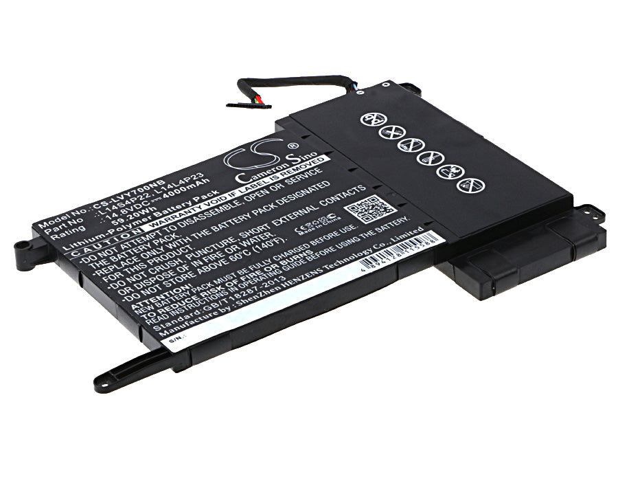 Replacement Battery for Lenovo  Eraser Y700 – Notebook, Laptop – 4000mAh / 59.20Wh / 14.8V