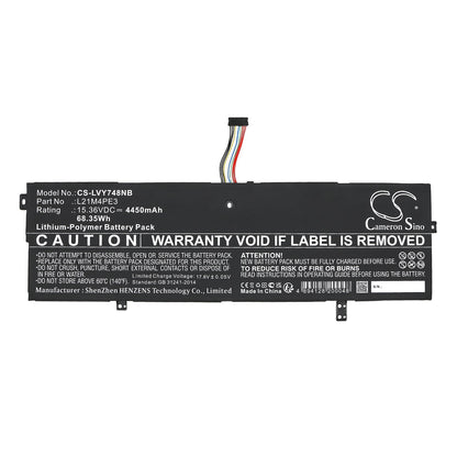 Replacement Battery for Lenovo  Yoga 7 14ARB7 82QF000DSP – Notebook, Laptop – 4450mAh / 68.35Wh / 15.36V