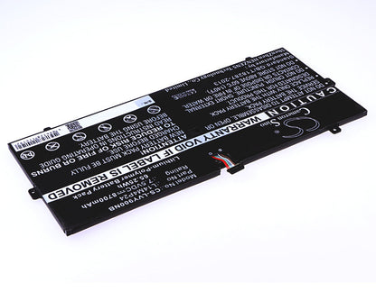 Replacement Battery for Lenovo  Yoga 4 Pro – Notebook, Laptop – 8700mAh / 65.25Wh / 7.5V
