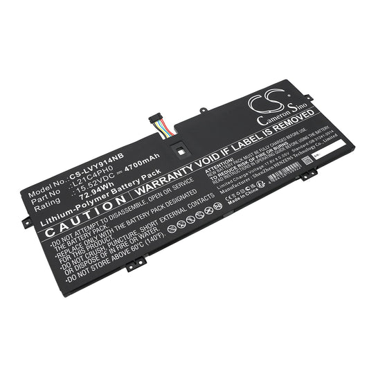 Replacement Battery for Lenovo  82LU0005SB – Notebook, Laptop – 4700mAh / 72.94Wh / 15.52V