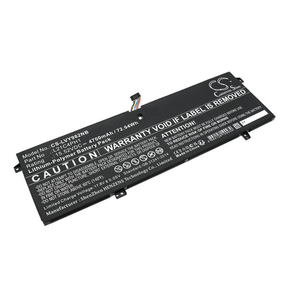 Replacement Battery for Lenovo  Yoga Slim 9 14IAP7 82T00002SP – Notebook, Laptop – 4700mAh / 72.94Wh / 15.52V