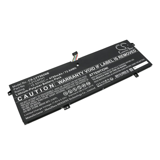 Replacement Battery for Lenovo  Yoga Slim 9 14IAP7 82T00002SP – Notebook, Laptop – 4700mAh / 72.94Wh / 15.52V