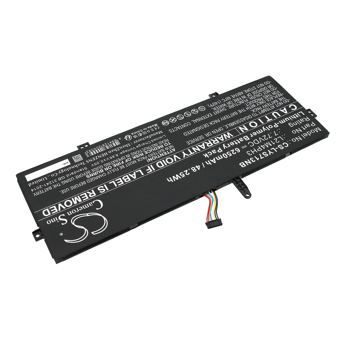 Replacement Battery for Lenovo  Yoga Slim 7 Carbon 13IAP7 82U9 – Notebook, Laptop – 6250mAh / 48.25Wh / 7.72V