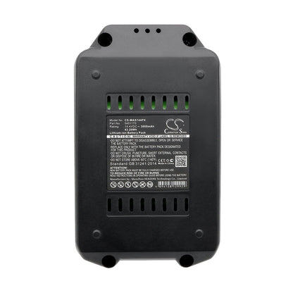 Replacement Battery for Meister Craft  5450880 – Power Tools – 3000mAh / 43.20Wh / 14.4V
