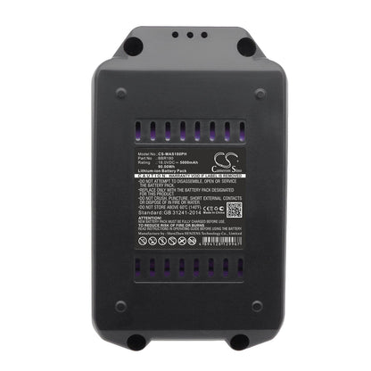 Replacement Battery for Meister Craft  5451260 – Power Tools – 5000mAh / 90.00Wh / 18.0V