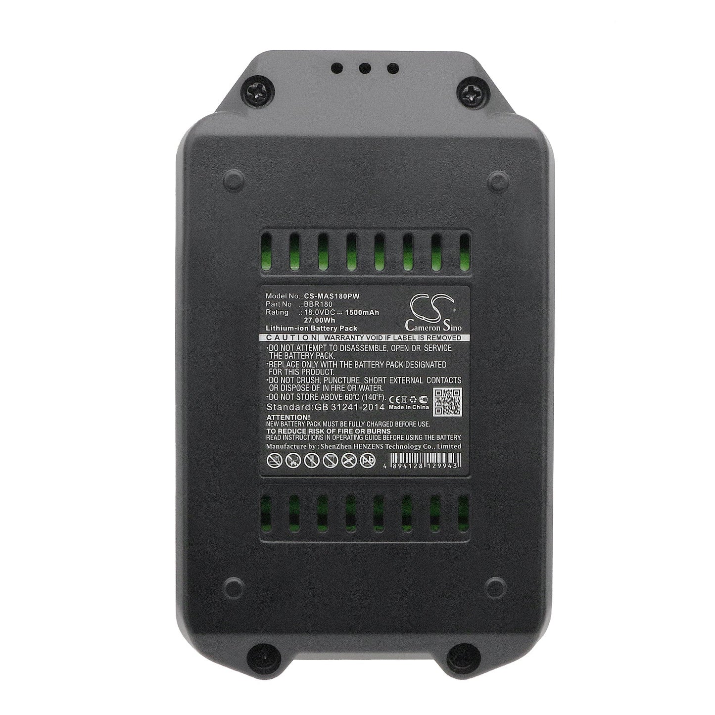 Replacement Battery for Meister Craft  5451260 – Power Tools – 1500mAh / 27.00Wh / 18.0V