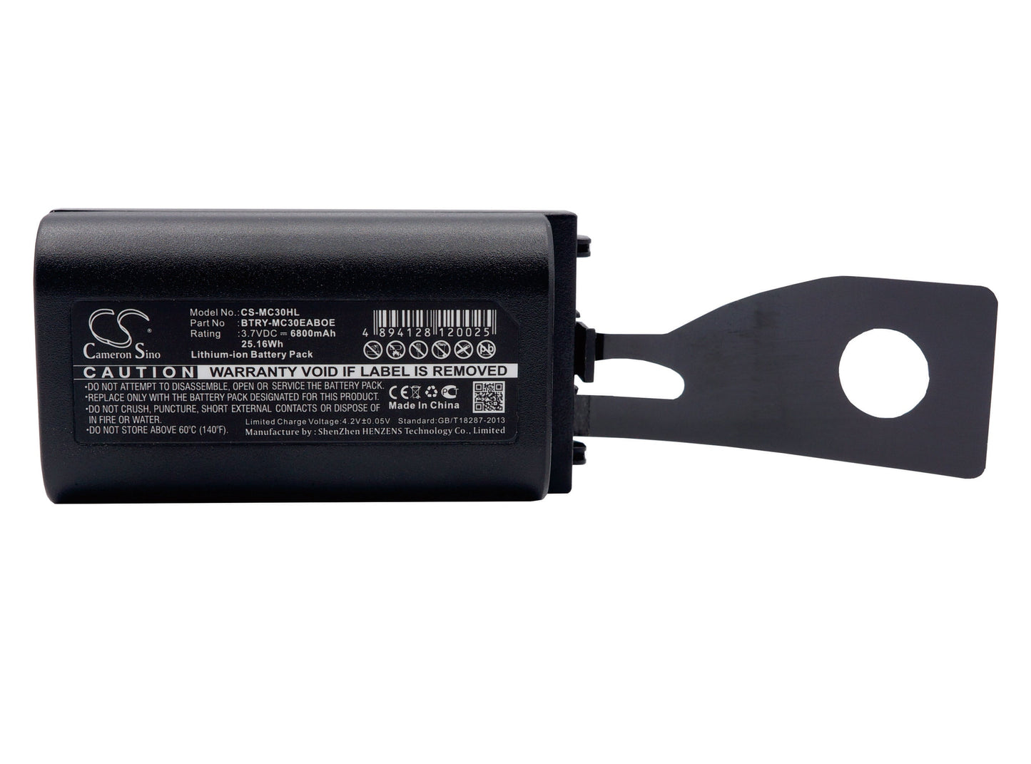 Replacement Battery for Symbol  MC30 – Barcode Scanner – 6800mAh / 25.16Wh / 3.7V