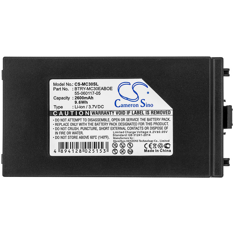 Replacement Battery for Symbol  MC30 – Barcode Scanner – 2600mAh / 9.62Wh / 3.7V