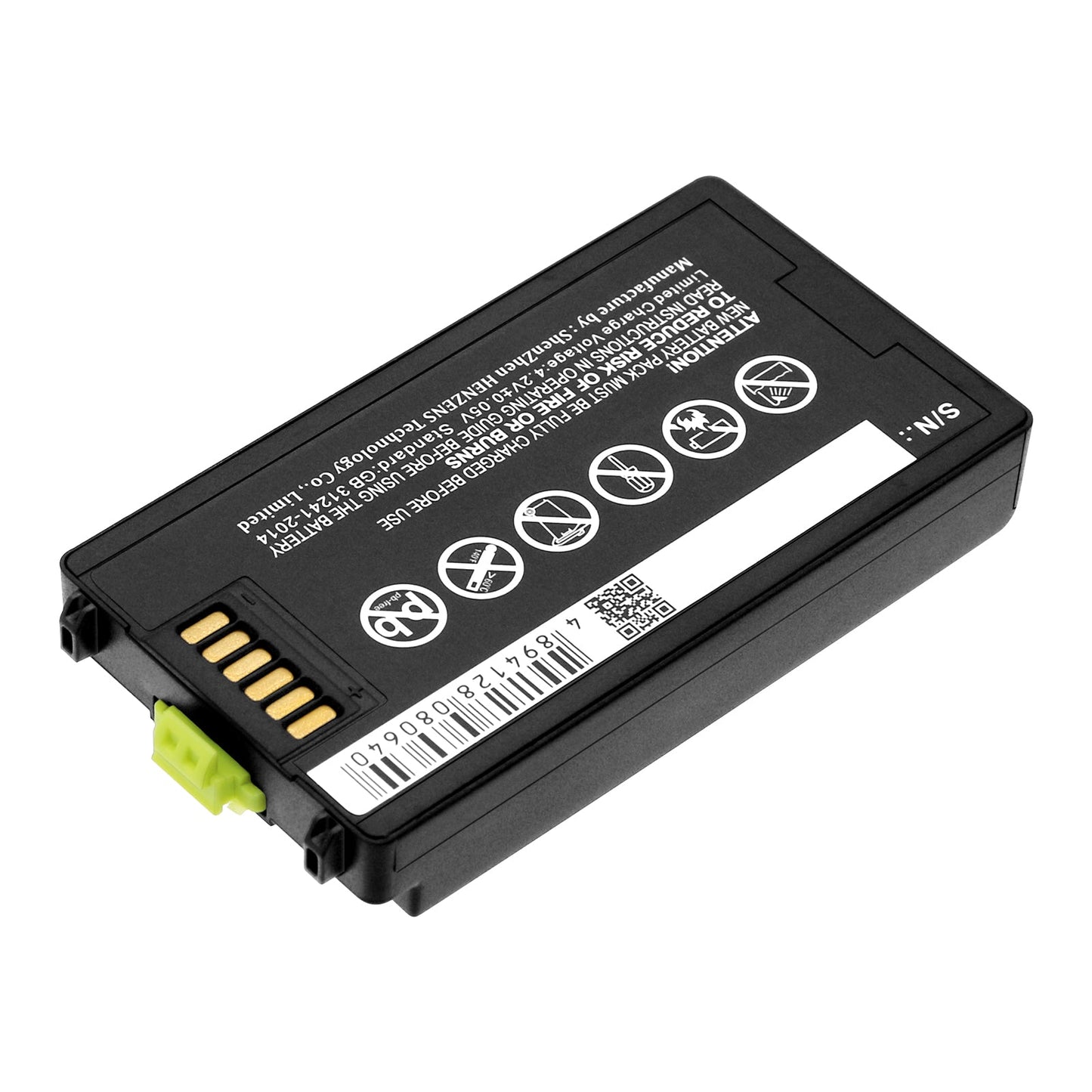 Replacement Battery for Zebra  MC3100 – Barcode Scanner – 2500mAh / 9.25Wh / 3.7V