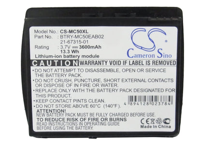 Replacement Battery for Symbol  MC50 – Barcode Scanner – 3600mAh / 3.7V