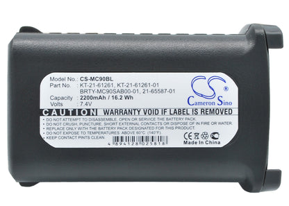 Replacement Battery for Symbol  MC9000 – Barcode Scanner – 2200mAh / 16.28Wh / 7.4V
